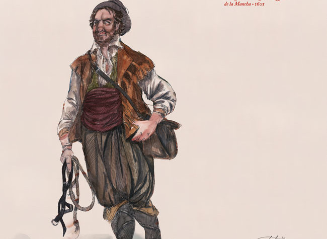 Sancho Panza. Ilustración: Pedro Moreno