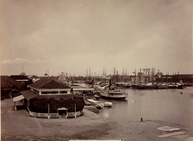 Manila vista desde la capitanía del puerto