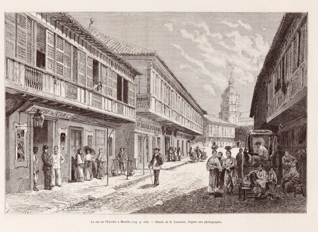 La rue de l’Escolta à Manille