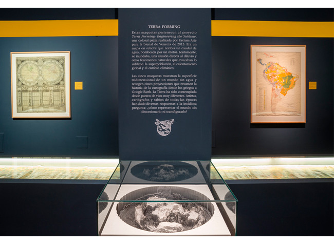 Imagen de la exposición Cartografías de lo desconocido
