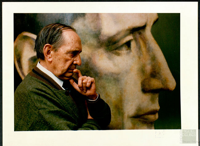 Imágenes cedidas por la Fundación Miguel Delibes. AMD,120,166. Retrato de Miguel Delibes Setién. 1993