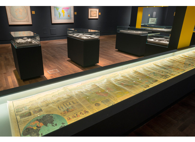 Imagen de la exposición Cartografías de lo desconocido