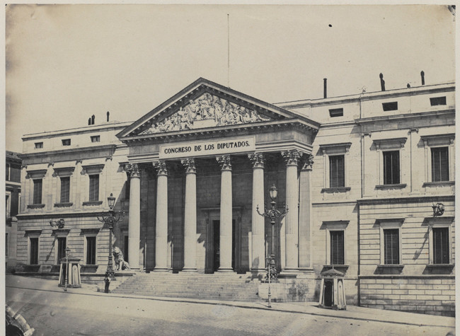 J. Laurent (1816-1886). Madrid. Congreso de los Diputados, entre 1855-1860. Biblioteca Nacional de España, 17/26/100