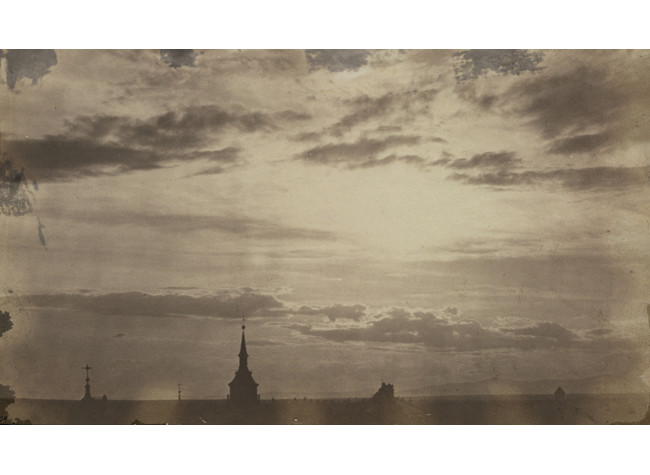 Puesta de Sol, en Abril de 1859 en Madrid, 1859. Biblioteca Nacional de España, 17/32/4