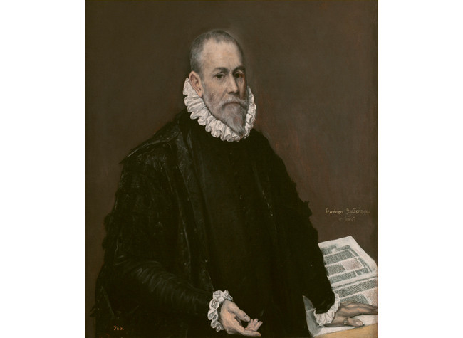 El Greco: Rodrigo de la Fuente. Óleo sobre lienzo, 96 x 82,3 cm. Madrid, Museo Nacional del Prado