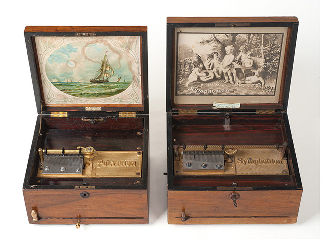 Poliphon, 1889 y Symphonio, 1885
