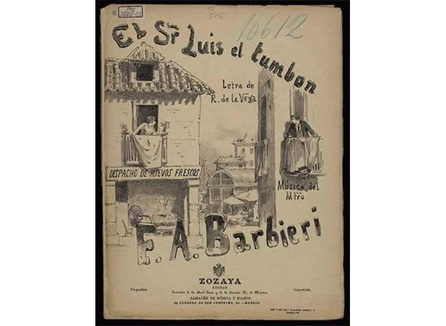 Cartel obra El señor Luis el tumbón de Barbieri