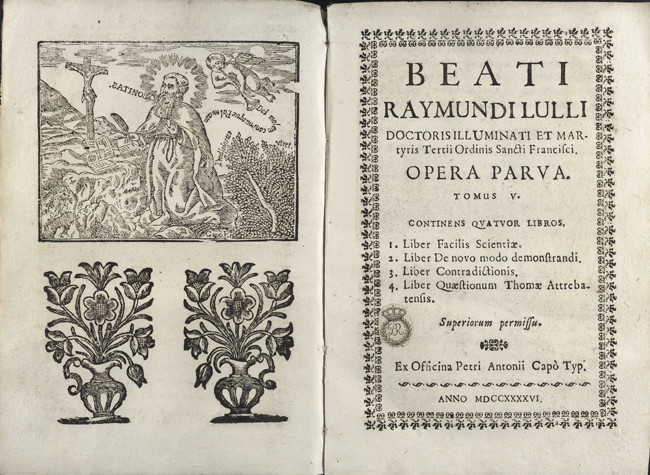 Opera parva (1746-1749), Ramón Llull. BNE 6/2901