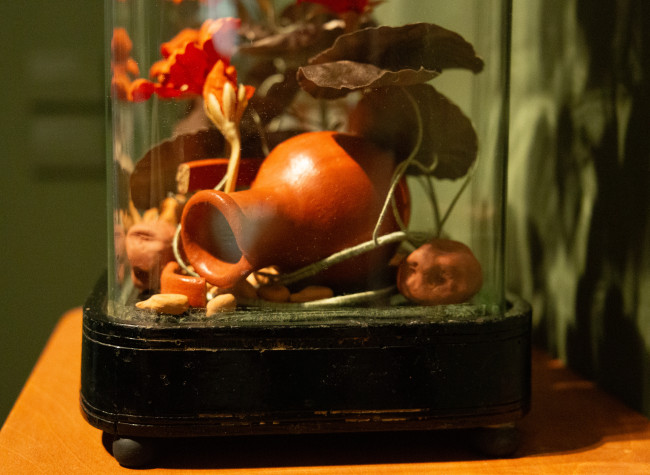 Montaje de la exposición Pinacoteca Migrante
