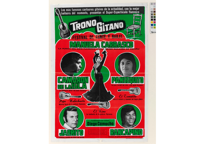 Cartel del festival de cante y baile 