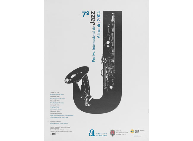 Cartel del 7º Festival Internacional de Jazz, Alicante 2004