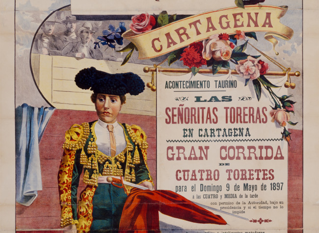 Las señoritas toreras en Cartagena, 1897, Cart.p/142