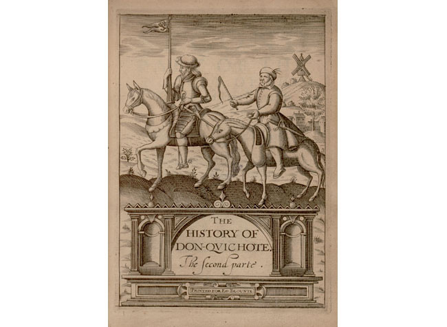 The history of Don Quichote : the second part. CERV.SEDÓ/8676