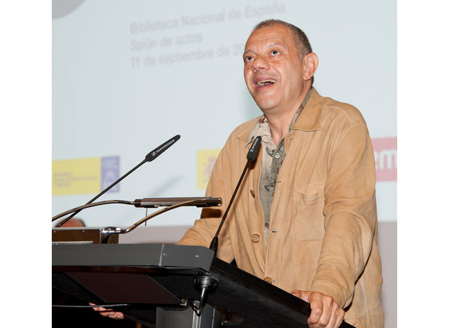 Lluís Pascual durante el acto de presentación de la Compañia Nacional de Teatro Clásico