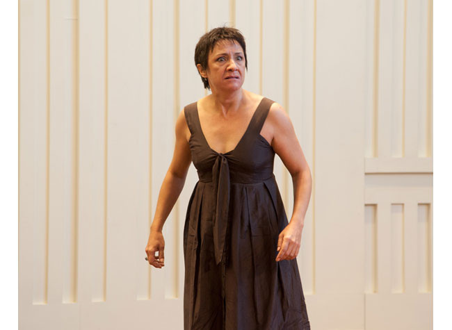 Blanca Portillo durante el acto de presentación de la Compañía Nacional de Teatro Clásico