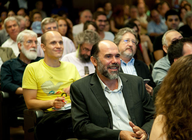 Joaquín Notorio durante el acto de presentación de la Compañía Nacional de Teatro