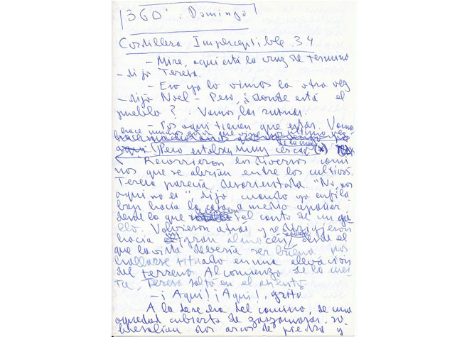 Diario de 360º (2000). Archivo personal de Luis Goytisolo. BNE