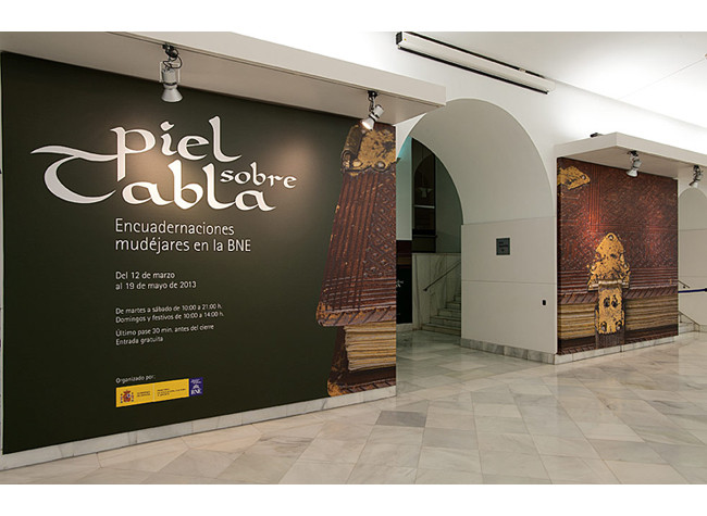 Exposición Piel sobre tabla. Encuadernaciones mudéjares en la BNE