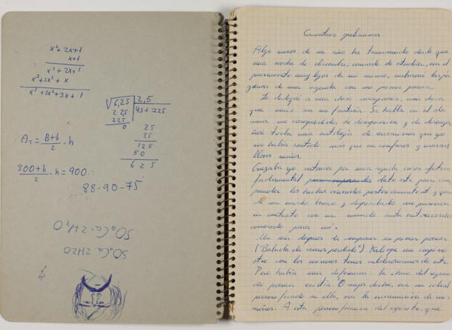 Documentos del archivo personal de Antonio Muñoz Molina