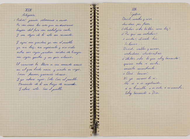 Documentos del archivo personal de Antonio Muñoz Molina