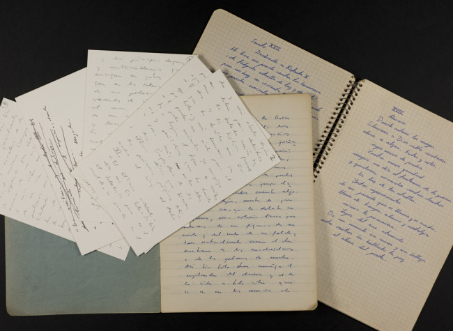 Documentos del archivo personal de Antonio Muñoz Molina