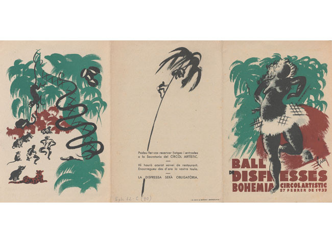 Bestial baile de mascaras, 1933. BNE