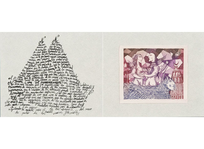 Juan Carlos Mestre, La mujer abstracta, 1996. BNE ER/5854/5