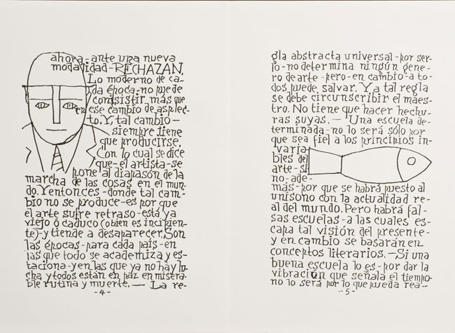 Joaquín Torres-García - La regla abstracta, 1967. BNE ER/6288