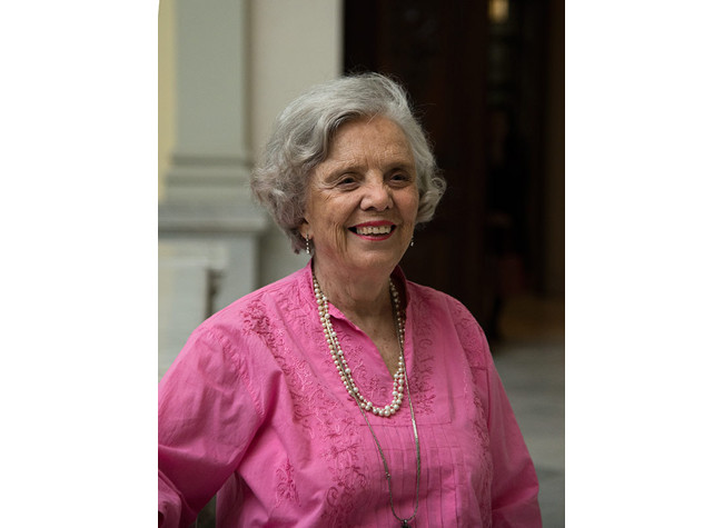 Elena Poniatowska, Premio Cervantes 2013, en la Biblioteca Nacional de España 21/04/2014