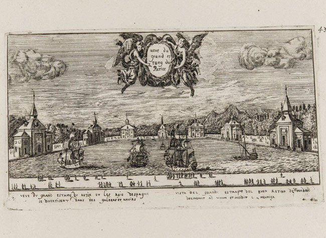 [El estanque grande del Buen Retiro]. L. Meunier. [1665 y 1668?], ER/5824 (13), BNE
