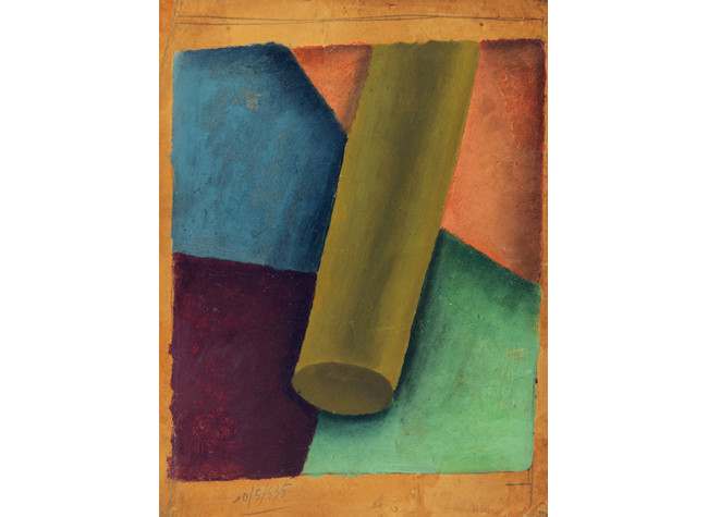 Esteban Lisa, Composición, c. 1935. Óleo sobre cartón, 30 x 23 cm. ©2013 Foto Gonzalo de la Serna