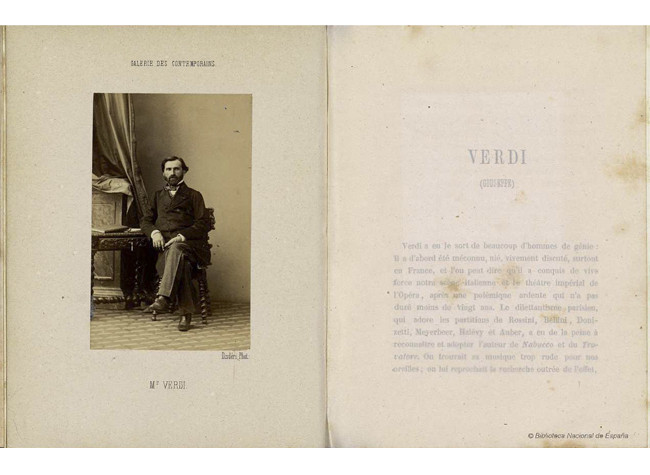 Retrato de Giuseppe Verdi. Disdéri. 1862, 17/LF/255 (7), BNE