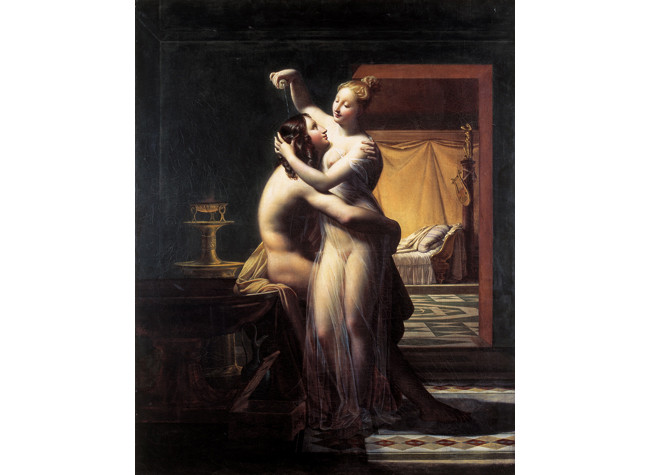 Pierre-Claude Delorme, Hero y Leandro. 1814 / Musée des Beaux-Arts de Brest métropole océane