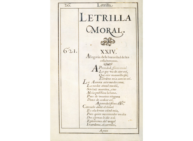 Luis de Góngora, Códice Chacón. 1628 / Biblioteca Nacional de España