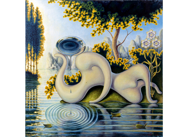 Guillermo Pérez Villalta, Las lágrimas de Narciso. 2006 / Cortesía de Galería Soledad Lorenzo