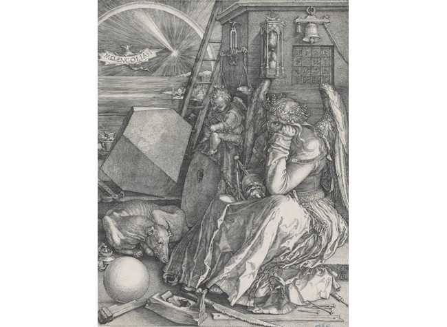 Albrecht Dürer, La Melancolía. BNE, INVENT/29774