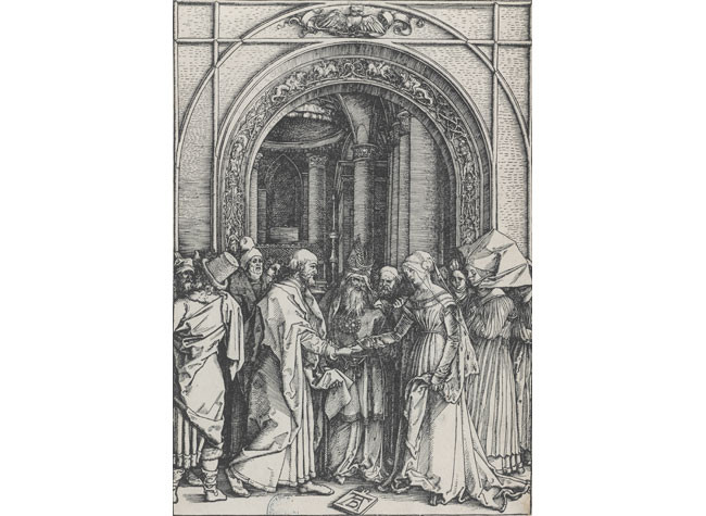 Albrecht Dürer, Epitome in Divae Parthenices Mariae Historiam [Vida de la Virgen] BNE, INVENT/29810