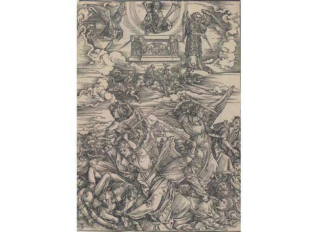 Albrecht Dürer, Apocalipsis cum figuris. BNE, INVENT/42743 (ESTAMPA 8)