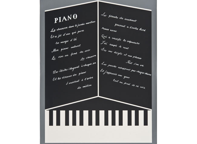 Vicente Huidobro - Piano, 2001. BNE INVENT/82082