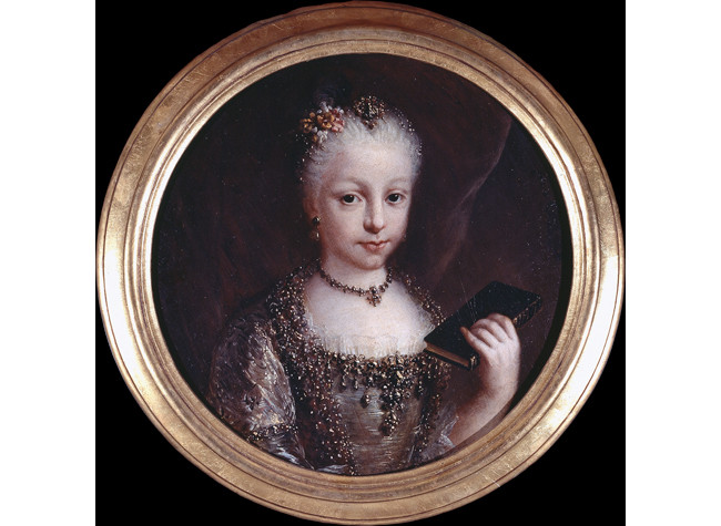 Miguel Jacinto Meléndez. María Ana Victoria de Borbón. Óleo sobre lienzo