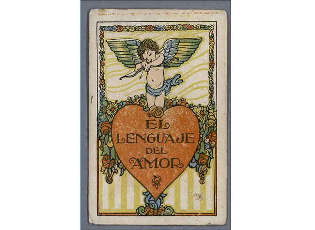 El lenguaje del amor / Anónimo (1910-1920). BNE EPH/423/25