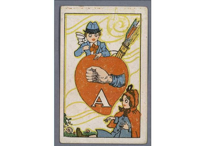 El lenguaje del amor / Anónimo (1910-1920). BNE EPH/423/25