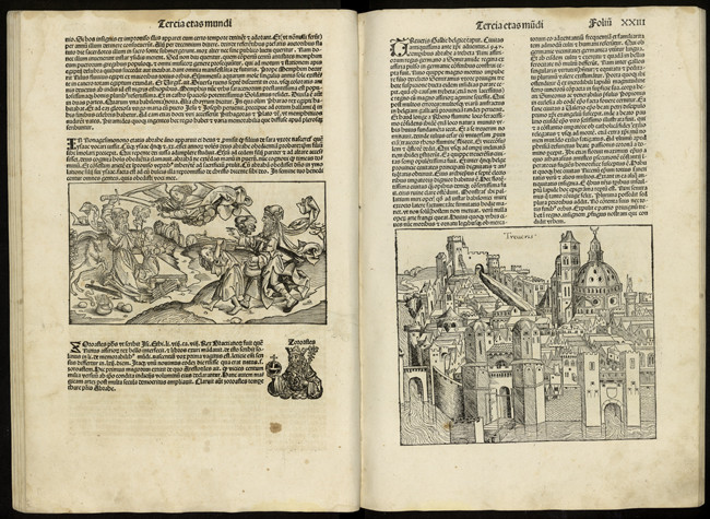 Hartmann Schedel & Anton Koberger, Liber chronicarum, 12 de julio 1493. Biblioteca Nacional de España, INC/1017