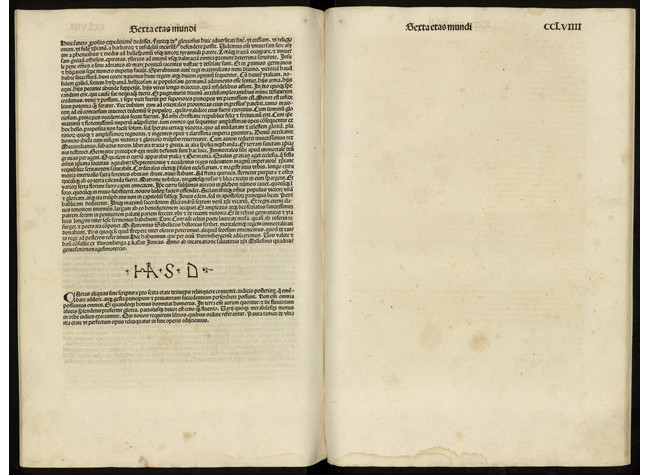 Hartmann Schedel & Anton Koberger, Liber chronicarum, 12 de julio 1493. Biblioteca Nacional de España, INC/1017