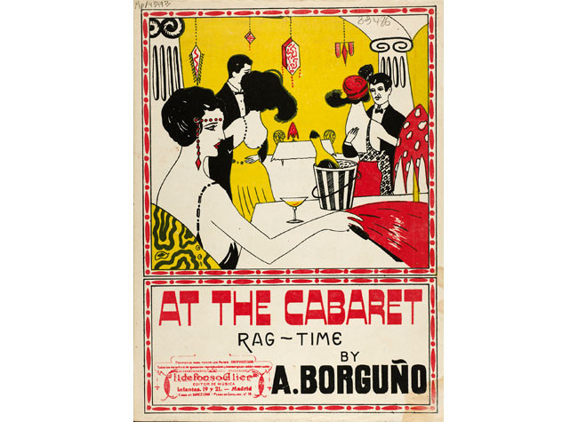 Agustí Borgunyó - At the cabaret : rag time. Madrid, ca. 1919. BNE MP/4349/21