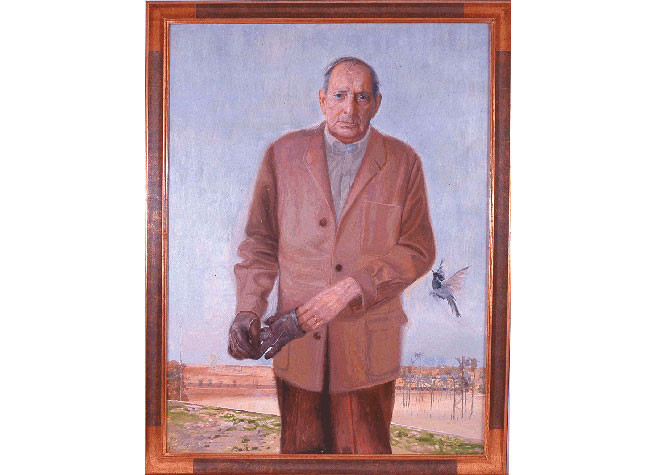 Miguel Delibes (Premio Cervantes 1993). Autor del retrato: Antonio Maya. Esta imagen no puede reproducirse, copiarse ni descargarse sin el consentimiento expreso de su autor