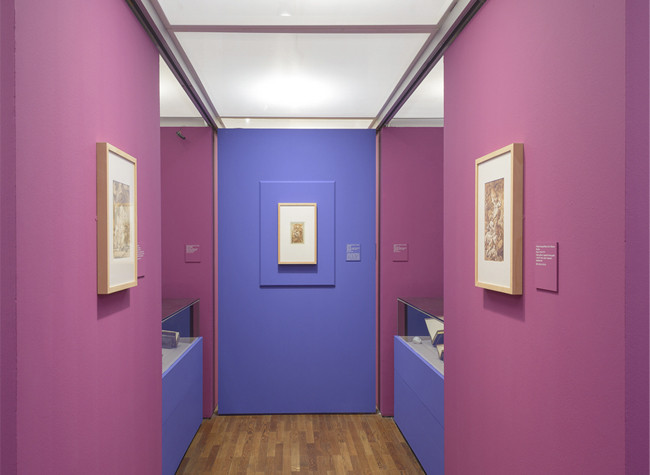 Montaje de la exposición Dibujos de Luis Paret (1746-1799)