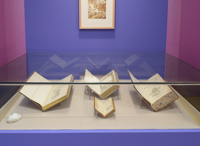 Montaje de la exposición Dibujos de Luis Paret (1746-1799)