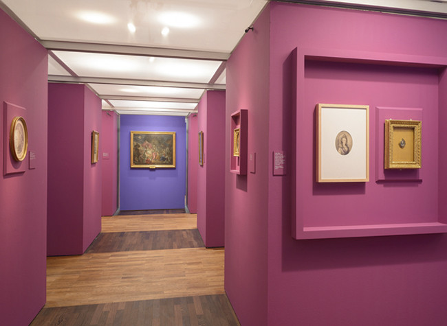 Montaje de la exposición Dibujos de Luis Paret (1746-1799)