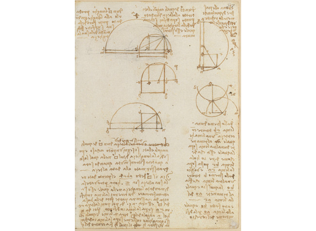 Leonardo da Vinci, Códices Madrid. Tratados varios de fortificación estática y geometría